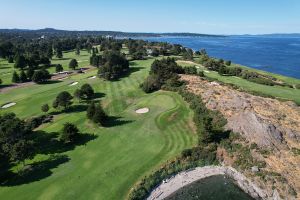 Victoria (Canada) 5th Green Aerial